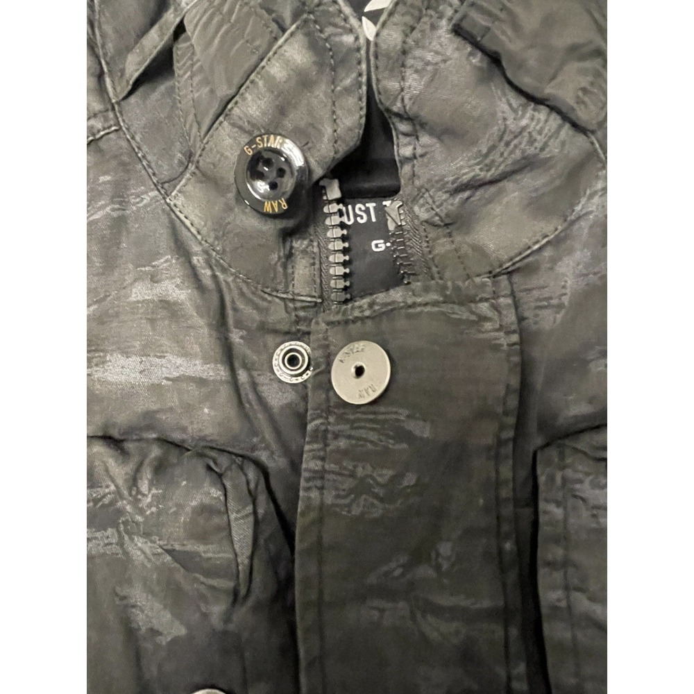 G-Star‎ Raw Ospak Quilted Overshirt Camo Military Jacket Grey Mens Size M - Picture 10 of 10